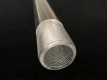 Custom Screw Thread Winding Quartz Tubes – Precision Ground Quartz Tube Solutions