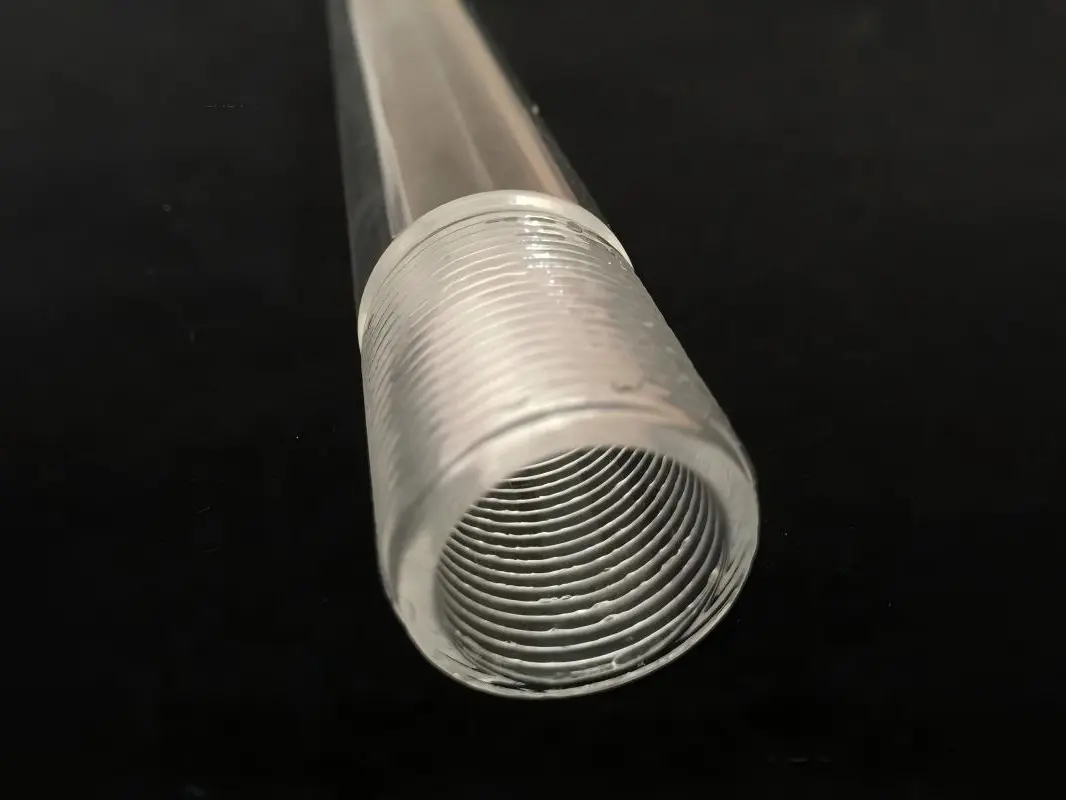 Custom Screw Thread Winding Quartz Tubes – Precision Ground Quartz Tube Solutions